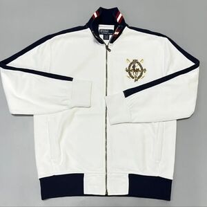 VINTAGE Ralph Lauren Polo FULL ZIP XL Track Jacket NYC  Sz XXL NWT